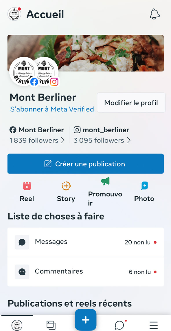 Campagne marketing digital et contenus de communication Mont Berliner
