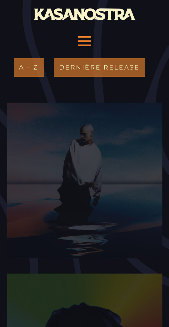 Site internet Kasa Nostra – design et interface web